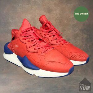 Size 11.5 Y-3 Adidas Kaiwa 'Lush Red Unity Ink' 2023 IE9507 Pre-Owned